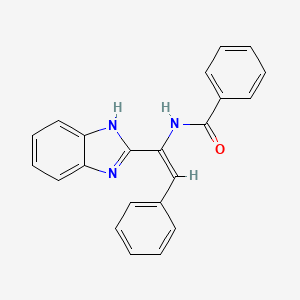 N-(1-(1H-Benzo[d]imidazol-2-yl)-2-phenylvinyl)benzamide