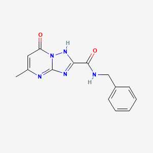 N-benzyl-5-methyl-7-oxo-4,7-dihydro[1,2,4]triazolo[1,5-a]pyrimidine-2-carboxamide