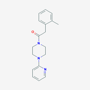 2-(2-METHYLPHENYL)-1-[4-(2-PYRIDYL)PIPERAZINO]-1-ETHANONE