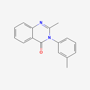 4(3H)-Quinazolinone, 2-methyl-3-(m-tolyl)-