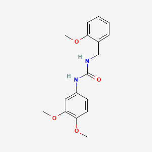 N-(3,4-dimethoxyphenyl)-N'-(2-methoxybenzyl)urea