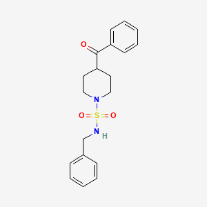 4-benzoyl-N-benzylpiperidine-1-sulfonamide