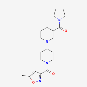 1'-[(5-methylisoxazol-3-yl)carbonyl]-3-(pyrrolidin-1-ylcarbonyl)-1,4'-bipiperidine