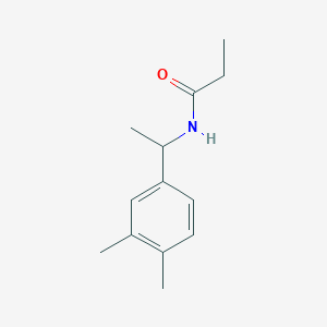 N-[1-(3,4-dimethylphenyl)ethyl]propanamide