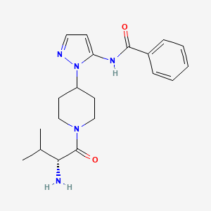 N-[1-(1-D-valyl-4-piperidinyl)-1H-pyrazol-5-yl]benzamide hydrochloride