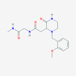 N~2~-{[1-(2-methoxybenzyl)-3-oxo-2-piperazinyl]acetyl}-N~1~-methylglycinamide