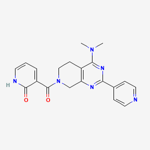 3-{[4-(dimethylamino)-2-pyridin-4-yl-5,8-dihydropyrido[3,4-d]pyrimidin-7(6H)-yl]carbonyl}pyridin-2-ol