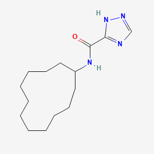 N-cyclododecyl-1H-1,2,4-triazole-3-carboxamide