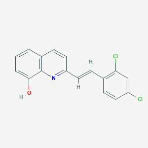 2-[(E)-2-(2,4-dichlorophenyl)ethenyl]quinolin-8-ol