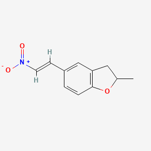 2-methyl-5-[(E)-2-nitroethenyl]-2,3-dihydro-1-benzofuran