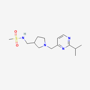 N-({1-[(2-isopropylpyrimidin-4-yl)methyl]pyrrolidin-3-yl}methyl)methanesulfonamide