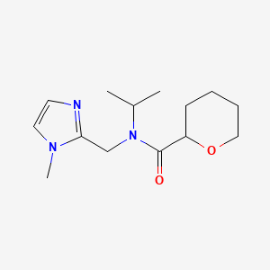 N-isopropyl-N-[(1-methyl-1H-imidazol-2-yl)methyl]tetrahydro-2H-pyran-2-carboxamide