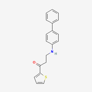 3-(4-biphenylylamino)-1-(2-thienyl)-1-propanone