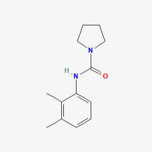 molecular formula C13H18N2O B5268830 N-(2,3-dimethylphenyl)-1-pyrrolidinecarboxamide 