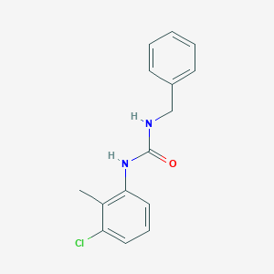 molecular formula C15H15ClN2O B5268952 1-Benzyl-3-(3-chloro-2-methylphenyl)urea 