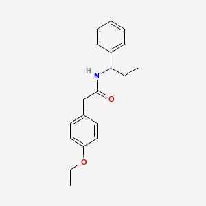 2-(4-ethoxyphenyl)-N-(1-phenylpropyl)acetamide