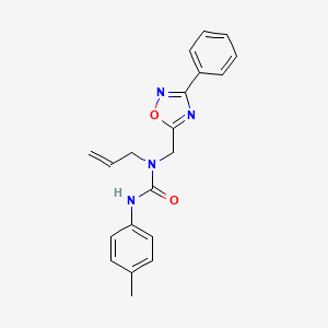 N-allyl-N'-(4-methylphenyl)-N-[(3-phenyl-1,2,4-oxadiazol-5-yl)methyl]urea