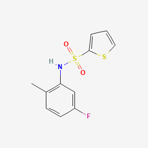 N-(5-fluoro-2-methylphenyl)thiophene-2-sulfonamide