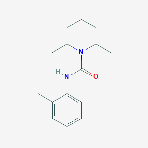 2,6-dimethyl-N-(2-methylphenyl)piperidine-1-carboxamide