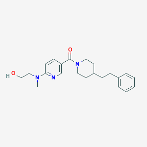 2-[methyl(5-{[4-(2-phenylethyl)piperidin-1-yl]carbonyl}pyridin-2-yl)amino]ethanol