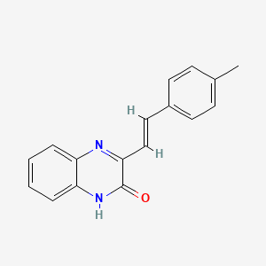 3-[(E)-2-(4-methylphenyl)ethenyl]-1H-quinoxalin-2-one