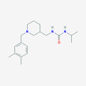 N-{[1-(3,4-dimethylbenzyl)piperidin-3-yl]methyl}-N'-isopropylurea