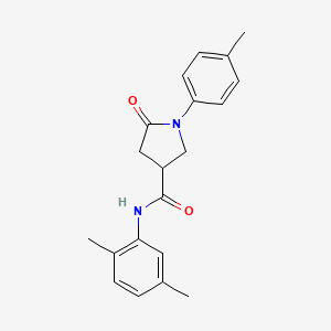 N-(2,5-dimethylphenyl)-1-(4-methylphenyl)-5-oxopyrrolidine-3-carboxamide