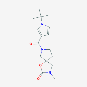 7-[(1-tert-butyl-1H-pyrrol-3-yl)carbonyl]-3-methyl-1-oxa-3,7-diazaspiro[4.4]nonan-2-one