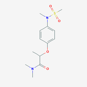 N,N-dimethyl-2-{4-[methyl(methylsulfonyl)amino]phenoxy}propanamide