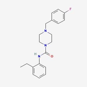 N-(2-ethylphenyl)-4-[(4-fluorophenyl)methyl]piperazine-1-carboxamide