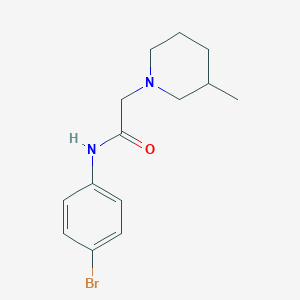 N-(4-bromophenyl)-2-(3-methylpiperidin-1-yl)acetamide