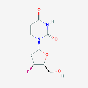 molecular formula C9H11FN2O4 B052696 2',3'-Dideoxy-3'-fluorouridine CAS No. 41107-56-6