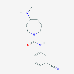 N-(3-cyanophenyl)-4-(dimethylamino)-1-azepanecarboxamide