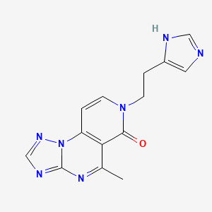 7-[2-(1H-imidazol-4-yl)ethyl]-5-methylpyrido[3,4-e][1,2,4]triazolo[1,5-a]pyrimidin-6(7H)-one