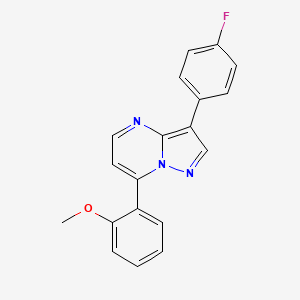 3-(4-fluorophenyl)-7-(2-methoxyphenyl)pyrazolo[1,5-a]pyrimidine