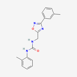 N-(2-methylphenyl)-N'-{[3-(3-methylphenyl)-1,2,4-oxadiazol-5-yl]methyl}urea