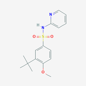 3-tert-butyl-4-methoxy-N-pyridin-2-ylbenzenesulfonamide