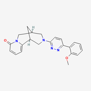 (1S)-3-[6-(2-methoxyphenyl)pyridazin-3-yl]-1,2,3,4,5,6-hexahydro-8H-1,5-methanopyrido[1,2-a][1,5]diazocin-8-one