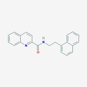 N-[2-(naphthalen-1-yl)ethyl]quinoline-2-carboxamide