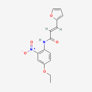 N-(4-ethoxy-2-nitrophenyl)-3-(2-furyl)acrylamide