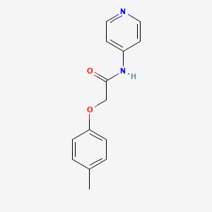 molecular formula C14H14N2O2 B5269897 N-Pyridin-4-yl-2-p-tolyloxy-acetamide 