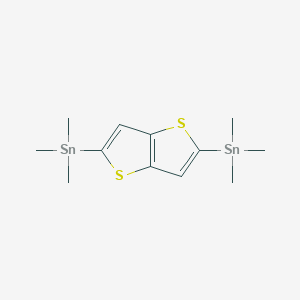 molecular formula C12H20S2Sn2 B052699 2,5-双(三甲基锡基)噻吩并[3,2-b]噻吩 CAS No. 469912-82-1