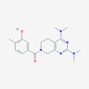 5-{[2,4-bis(dimethylamino)-5,8-dihydropyrido[3,4-d]pyrimidin-7(6H)-yl]carbonyl}-2-methylphenol