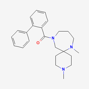 11-(biphenyl-2-ylcarbonyl)-3,7-dimethyl-3,7,11-triazaspiro[5.6]dodecane