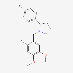 1-(2-fluoro-4,5-dimethoxybenzyl)-2-(4-fluorophenyl)pyrrolidine