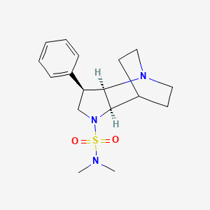 (2R,3R,6R)-N,N-dimethyl-3-phenyl-1,5-diazatricyclo[5.2.2.02,6]undecane-5-sulfonamide