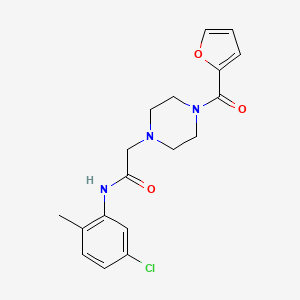 N-(5-chloro-2-methylphenyl)-2-[4-(furan-2-carbonyl)piperazin-1-yl]acetamide