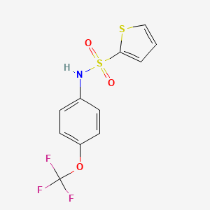 N-[4-(trifluoromethoxy)phenyl]thiophene-2-sulfonamide