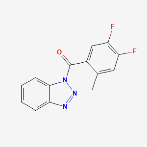 1H-1,2,3-BENZOTRIAZOL-1-YL(4,5-DIFLUORO-2-METHYLPHENYL)METHANONE