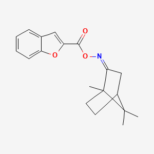 1,7,7-trimethylbicyclo[2.2.1]heptan-2-one O-(1-benzofuran-2-ylcarbonyl)oxime